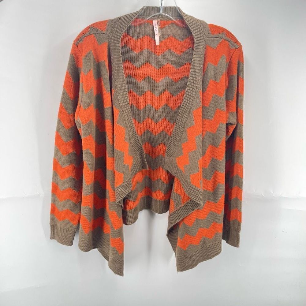 Ekklesia Women's Open-front Ribbed Knit Cardigan Free Size Small medium - Picture 2 of 12